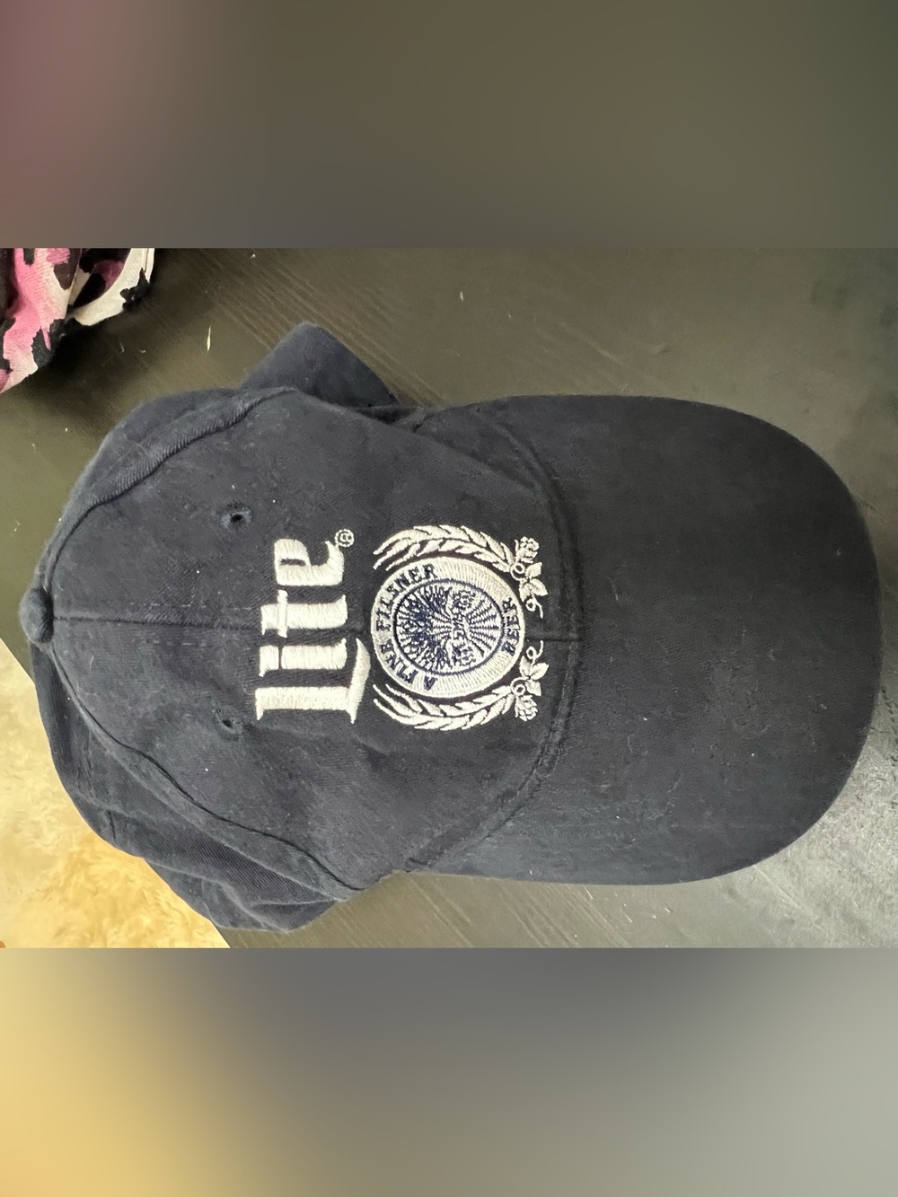 ACME Navy Blue Embroidered Logo Baseball Cap